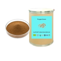 Poudre d'extrait de Polygala de qualité alimentaire, extrait de racine de Polygala Tenuifolia, saponines 8%