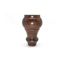 Pied de Meuble Moderne en Bois Massif Robuste avec Installation Facile pour Table Basse, Meuble de Rangement - Utilisation Cuisine et Extérieur