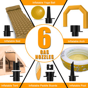 Bomba de aire eléctrica recargable de alta presión, <span class=keywords><strong>inflador</strong></span> portátil digital, doble etapa, inteligente - Product Image 4