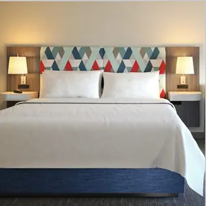 Tête de lit personnalisée OEM Hampton Inn Hotel Queen Mobilier pour chambre Hôtel Hilton Hampton Inn Ensemble de meubles pour hôtel