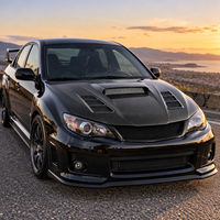 Capot moteur avant en fibre de carbone véritable pour Subaru Impreza WRX STI GRB 2007-2011, style A, 3K, fabricant OEM ODM