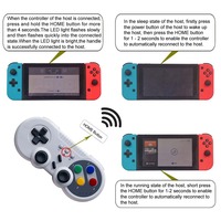 Control Inalámbrico para Juegos 8580 con Bluetooth, Joystick con Motor de Vibración para PC
