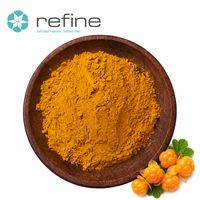 Gerefineerd Cloudberry Fruitpoeder 100% Vriesgedroogd Bulk Ingrediënt 1 kg 25 kg Verpakking