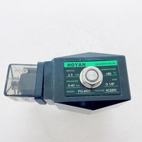 Vanne solénoïde électrique haute pression HOYAN PG-M02 normalement fermée 90 bars 1/4 po 1/8 po pour air, eau et gaz