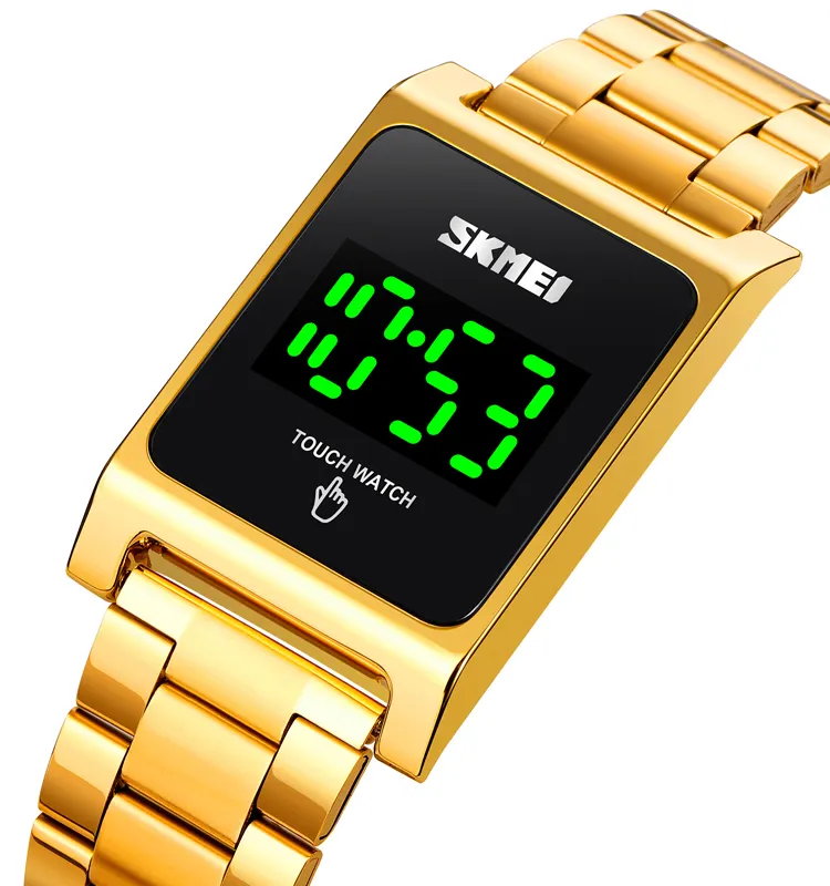 SKMEI 1869 Touch Screen LED Digital Watches Fashion Design Male Waterproof Wristwatches