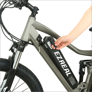<span class=keywords><strong>EZREAL</strong></span> รถจักรยานไฟฟ้าคุณภาพสูงจักรยานเสือภูเขา E Bike Mtb Ebike-B ระบบกันสะเทือนแบบเต็ม E-Bike พร้อมกรอบอลูมิเนียมอัลลอยด์ - Product Image 5