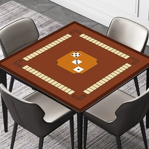 Tappetino da tavolo Mahjong quadrato nuovo Design blu orlo intorno ai bordi Mahjong giochi da tavolo - Product Image 1