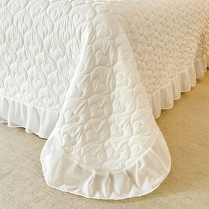 Parure <span class=keywords><strong>de</strong></span> lit en dentelle <span class=keywords><strong>de</strong></span> luxe pour mariage, <span class=keywords><strong>romantique</strong></span>, hôtel, en polyester doux, housse <span class=keywords><strong>de</strong></span> <span class=keywords><strong>couette</strong></span> 4 pièces, usage domestique - Product Image 4