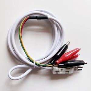 맞춤형 케이블 RJ11에서 크로네 플러그로 변환 테스트 프로브 악어 클립에서 크로네 플러그로 변환 2극 4극 테스트 코드 크로네 모듈용 테스트 케이블 - Product Image 4