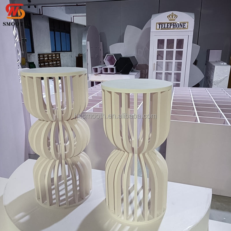 SMOOTH Minimalist Hollow Curve PVC Plinth Factory Direct Easy Assembly ...