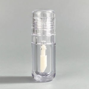Contenants de brillant à lèvres vides en argent rechargeables de luxe en gros, tubes d'emballage pour brillant à lèvres pour cosmétiques - Product Image 3
