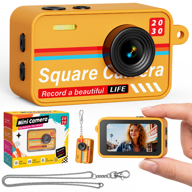 Retro Camera Mini Camera Toys Pocket Digital Camera for Children Friends Gifts