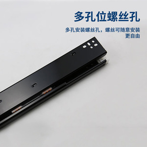 Bottom Mounted <b>Drawer</b> <b>Slide</b> 20cm 25cm 30cm 35cm 40cm 45cm 50cm 55cm 60cm Soft Closing Zinc Plated Cold Rolled Steel Minimalist - Product Image 1