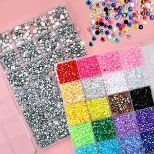 1440 Piezas de Cristales Planos sin Fijación en Caliente para Decoración de <span class=keywords><strong>Uñas</strong></span>, Fabricación de Joyas, Decoración de Carcasas de Teléfono - Product Image 3