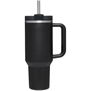 Bicchiere in acciaio inossidabile <span class=keywords><strong>a</strong></span> doppia parete nero blu <span class=keywords><strong>a</strong></span> <span class=keywords><strong>chiave</strong></span> bassa di vendita calda con coperchio in paglia - Product Image 6