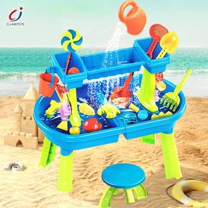 Moules à sable de plage Chengji DIY, jouets pour enfants, activités créatives et interactives, <span class=keywords><strong>table</strong></span> d'<span class=keywords><strong>eau</strong></span> d'été pour enfants - Product Image 3