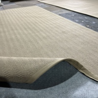Tapis en jute naturel 7 mm, tapis en sisal tissé écologique 9 mm, antidérapant, taille personnalisée, adapté aux animaux domestiques, durable, ignifuge B1