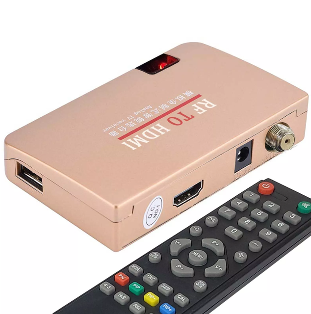 RF Demodulator Coax to HDM1 UHF Modulator VHF Adapter Coaxial Converter