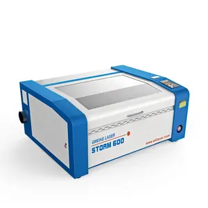 Graveur laser co2 de bureau intelligent, découpé au laser pour acrylique strom600 MDF PVC 40w 60w