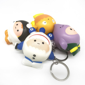 พวงกุญแจตุ๊กตาการ์ตูนนุ่มนิ่ม 3 มิติ สำหรับเด็กและผู้ใหญ่ ช่วยคลายเครียด - Product Image 2