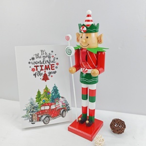 Nouveau 2026 – <span class=keywords><strong>Casse</strong></span>-noisette en bois fait main de 40 cm pour décorations de Noël et de fête à la maison – Vente en gros - Product Image 3