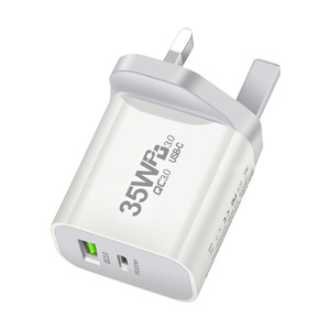 Adaptadores de cargador portátil para dispositivos móviles EU/US/AU/UK Enchufe de pared PD3.0 Tipo-C QC3.0 Puertos USB 35W 5A Apater de carga rápida - Product Image 5