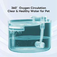 Fontaine à eau pour chat automatique intelligente de 3L, rechargeable, écologique, de haute qualité, vente en gros d'usine