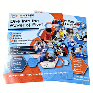 Dépliants, Flyers et Affiches Personnalisables 150gsm/157gsm avec Impression Recto-Verso et Vernissage - Product Image 4