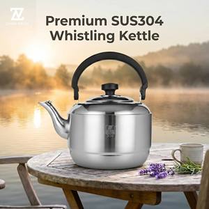 Kitchen Cookware Classic Design Eco-Friendly Rust-proof Standard Whistling <strong>Kettle</strong> 304 Stainless Steel Reliable Daily Use Water - Product Image 2