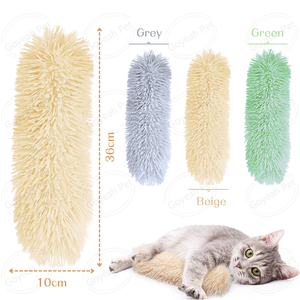 Gato de peluche ecológico largo y suave, juguetes para gatos, juguetes de almohada con papel arrugado - Product Image 6