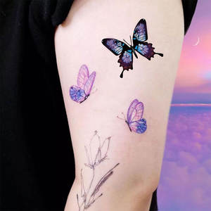 Autocollants de <span class=keywords><strong>tatouage</strong></span> temporaire personnalisables de haute qualité en papier indien à transfert d'eau pour le visage et le corps, pour femmes, hommes, filles et garçons - Product Image 5