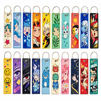 Porte-clés personnalisé brodé en tissu tissé avec anneau métallique et anneau fendu, idéal pour la promotion et les souvenirs, vente en gros