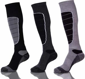 DL-0396 Marino <b>Wool</b> Cold Weather Winter Warm Ski Snowboarding <b>Socks</b> - Product Image 1