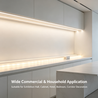 Bande LED diffuse SMD2835 à haut lumen, éclairage anti-éblouissement sans ombre, longueur personnalisée, bande de rétroéclairage publicitaire commercial 30W-400W