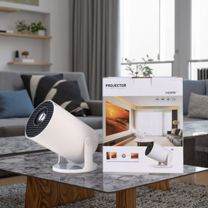 Mini projecteur <span class=keywords><strong>pas</strong></span> <span class=keywords><strong>cher</strong></span> JUNUO HY300 PRO+ 170ANSI, intelligent, portable, WIFI 5G, LCD Full HD 720p, projecteur de <span class=keywords><strong>cinéma</strong></span> maison, prend en charge la 8K - Product Image 2