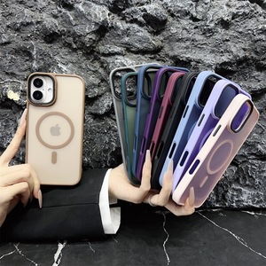 Ốp lưng trong suốt, bảo vệ bằng nam châm, mỏng nhẹ, dành cho iPhone 12 13 14 15 Pro <span class=keywords><strong>Max</strong></span> Plus, ốp điện thoại mờ - Product Image 6