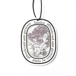 Cadeaux promotionnels pour la maison et le bureau : Désodorisant de voiture en papier à suspendre, senteurs Pomme, Océan, Jasmin, Cologne, pour pare-brise - Product Image 4