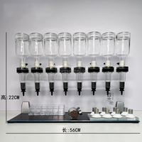 Nouveau design de distributeur de parfum à 8 têtes sur pied, pompe de distribution de parfum, bar à parfum, distributeur de liquide
