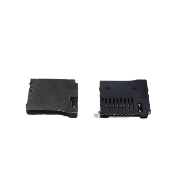 Micro sd memory card slot for automotive socket push TF SD Card push type SMD t flash amphenol terminals connector