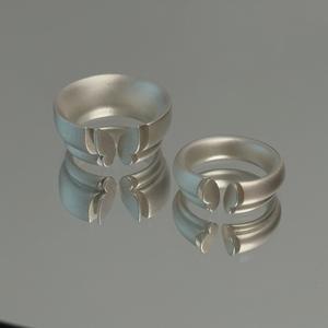 Bague papillon en argent sterling S925, finition givrée, design rétro, style niche, luxe léger, sensation haut de gamme, taille unique, style nouilles brumeuses - Product Image 4