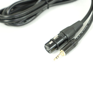 <span class=keywords><strong>Cable</strong></span> Profesional <span class=keywords><strong>XLR</strong></span> de 6 Pies/Negro, Estéreo Macho de 3.5mm (1/8 Pulgadas) a <span class=keywords><strong>XLR</strong></span> Hembra - Product Image 5