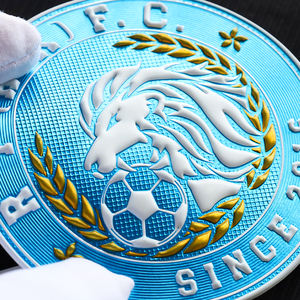 カスタムジャージーTPUバッジ3dFlexstyleフットボールクラブパッチロゴメタリックエンボスフレックスメットフレックスラベルシリコンTpuパッチ - Product Image 4