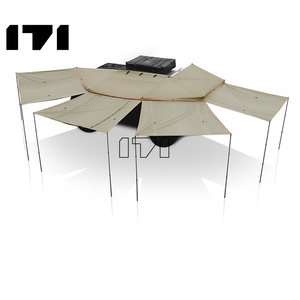 กันสาดคาราวานสำหรับรถมอเตอร์ไซด์อลูมิเนียม,หลังคารถบ้านรับน้ำหนักได้เยอะสำหรับเต็นท์ผ้าใบออนซ์สะพานเมอริ - Product Image 3