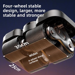 2025ล้อรับน้ำหนักได้สูงสุด100กก. ล้อ LCD ทัชสกรีน4ล้อสำหรับหน้าท้องลูกกลิ้งเด้งอัตโนมัติลูกกลิ้ง AB - Product Image 3