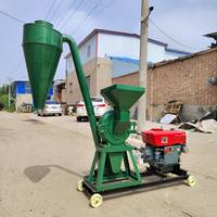 Moulin à céréales et à maïs à moteur essence pour riz, haricots et maïs, très demandé en Afrique