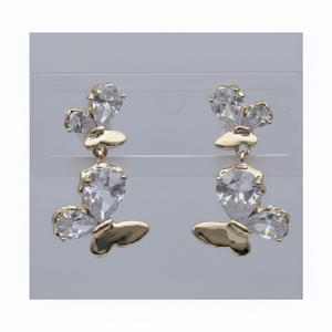 Pendientes de cristal de Metal de alta calidad para mujer, diseño de borla larga con alfileres de moda, joyería de moda para fiesta - Product Image 2