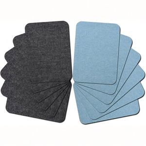 Patch thermocollant en sergé de coton personnalisé pour réparation de vêtements et jeans – Tissu de qualité pour logo DIY - Product Image 1