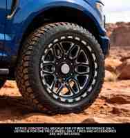 S3-00033 18-24 Llantas de Aluminio Forjado Personalizadas con Acabado Negro Brillante, Borde Mecanizado, Diseño Deep Dish, Estándar DOT para F150 Raptor