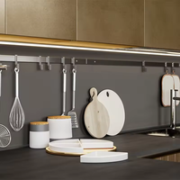 Armoires de cuisine en bois massif avec bois véritable et rangement à tiroirs personnalisable