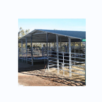 Abri de voiture et hangar préfabriqué en acier sur mesure, isolé, avec design de ferme